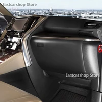 for toyota alphard ah30 vellfire 30 series 2020 2019 2018 car leather co pilot anti kick glove box decoration pad mat 2017 2016