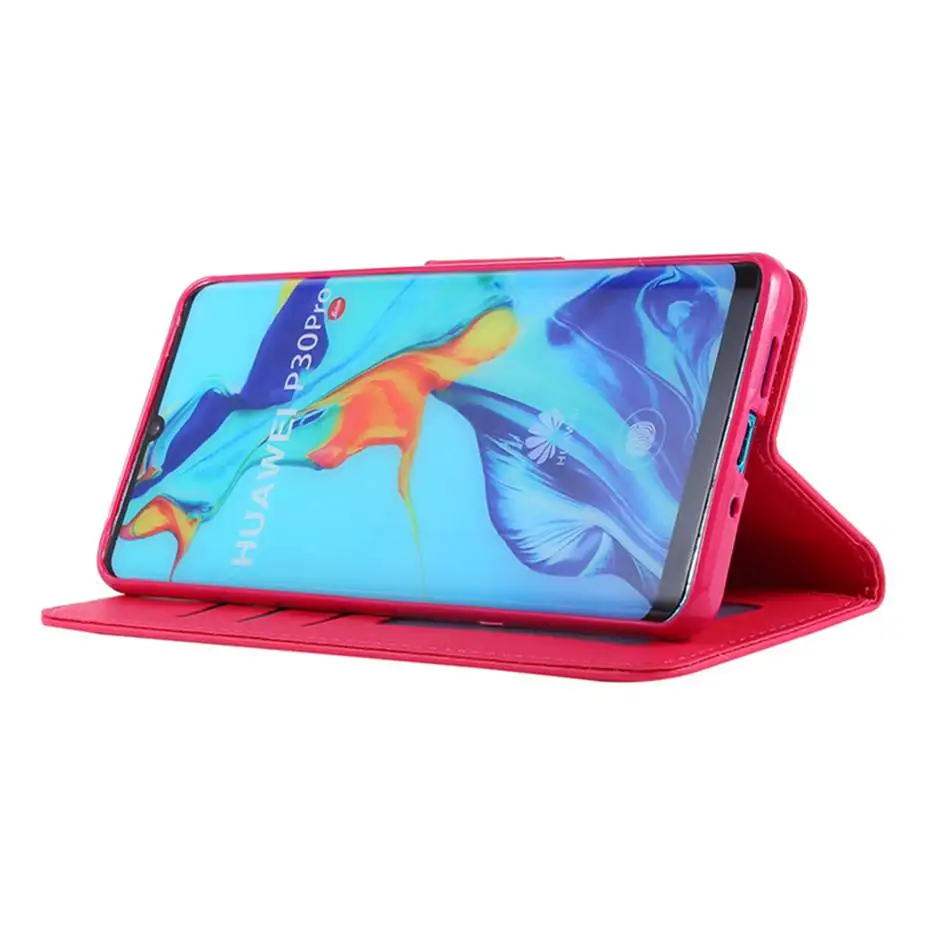 Флип кейс из искусственной кожи для huawei Honor 20 10 Lite Pro чехол кошелек P20 P30 Y6 Y7 2019 милый