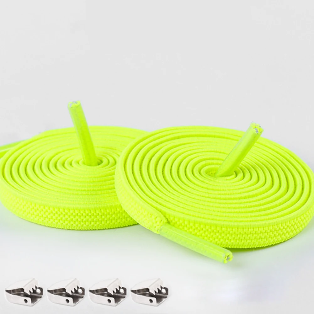 

1Pair New Elastic Shoe Laces Round No Tie Shoelaces for Kids and Adult Sneakers Shoelace Quick Lazy Laces 15 Colors