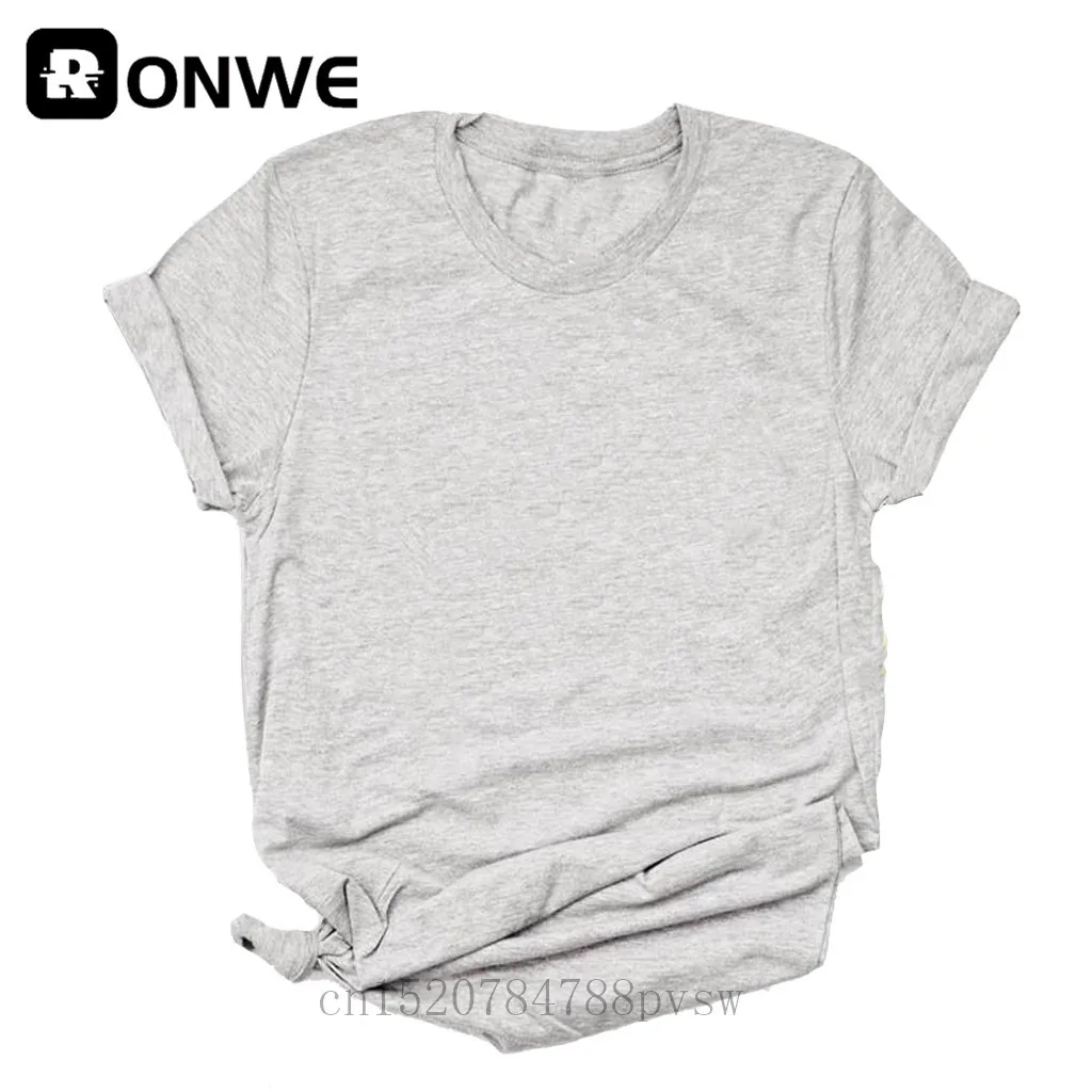 Футболка женская однотонная смешная рубашка для девушек белый Чёрный розовый