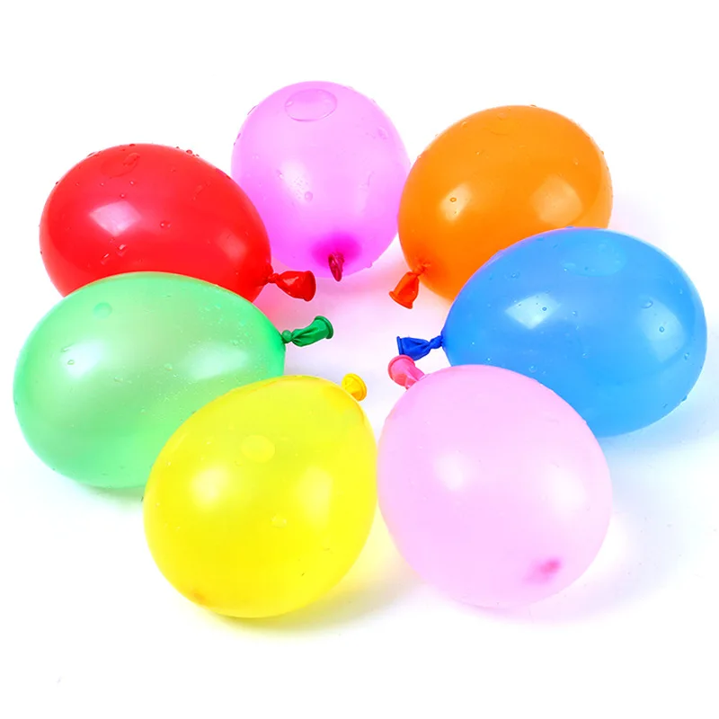 

100PCS Water Bomb Balloons Summer Toys Games Party Latex Rubber Balloons Rapid Injection Water ballon Outdoor Game Toy For Kids