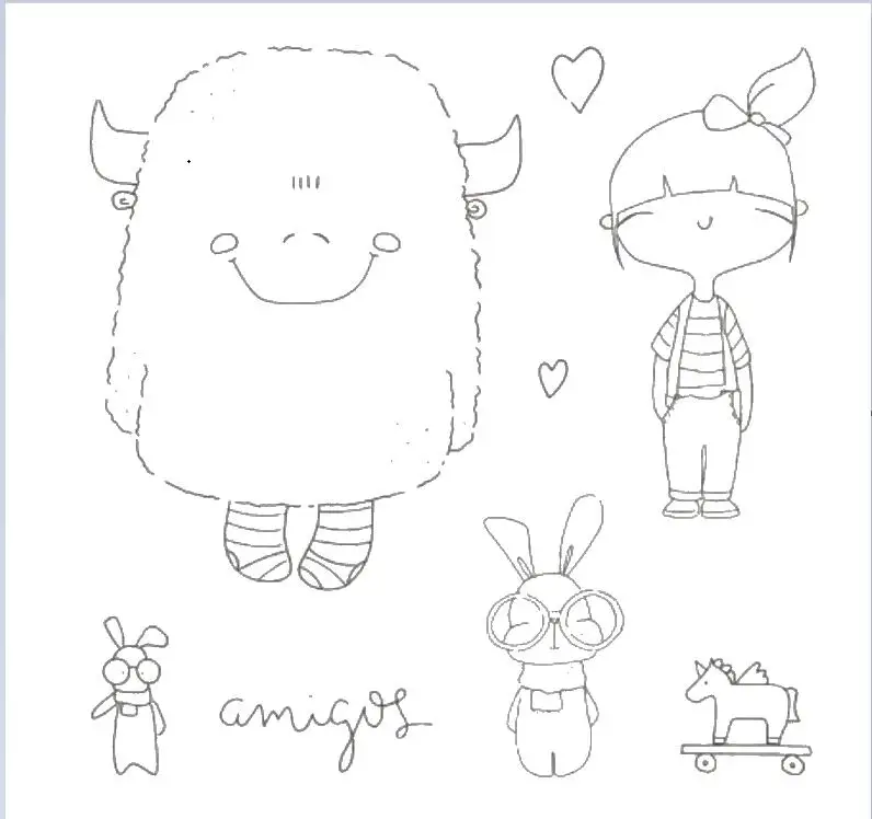 Испанский прозрачный силиконовый штамп/печать для DIY скрапбукинга/альбома