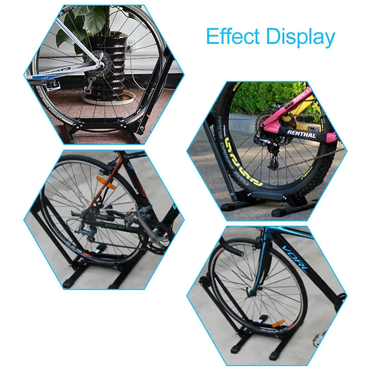 

Bicycle Parking Racks Alloy L-Shape Floor Rack Cycling Parking Display Rack Foldable Bicycle Fixing Stand Bike Repair Work Stand
