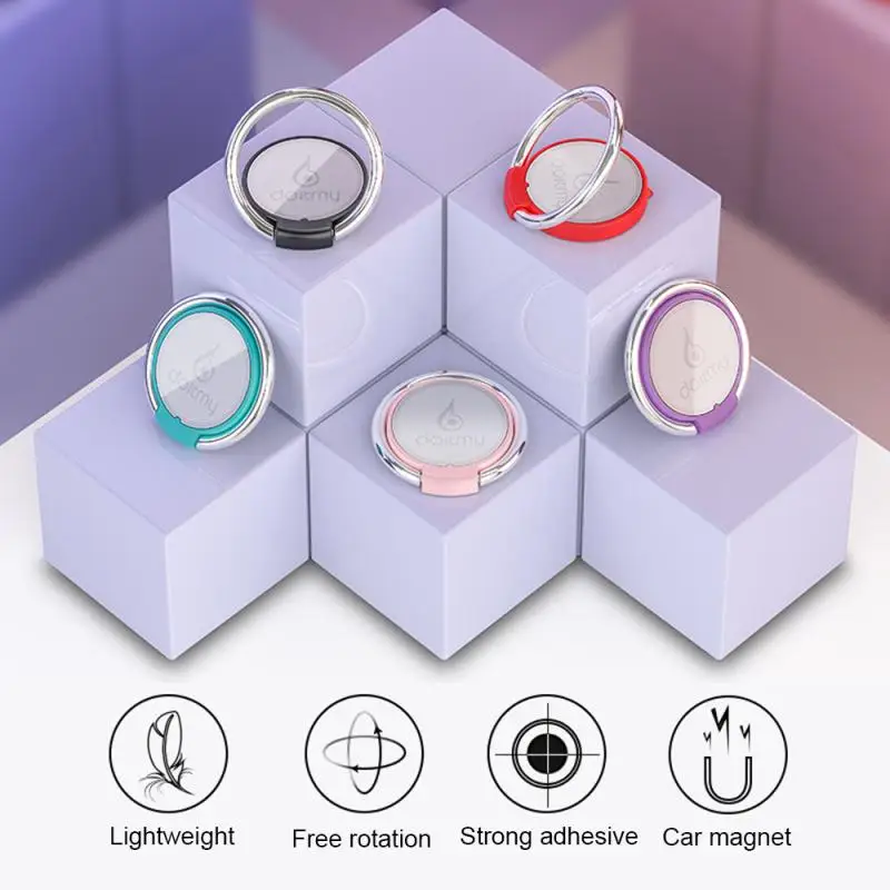 

360 Degree Rotatable Phone Holder Finger Ring Multi-Function CellPhone Back Sticker Holder Ring Buckle Mobile Phone Accessories