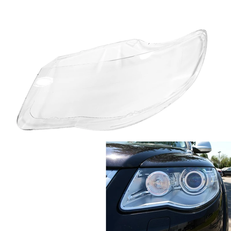 

Car Clear Front Headlight Lens Shell Cover Replacement for Touareg 2007 2008 2009 2010