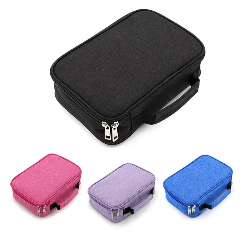 

72 Holder Pen Colored Pencil Case School Multi-functional High Capacity Zipper Pencil Bag For Student Art Supplies
