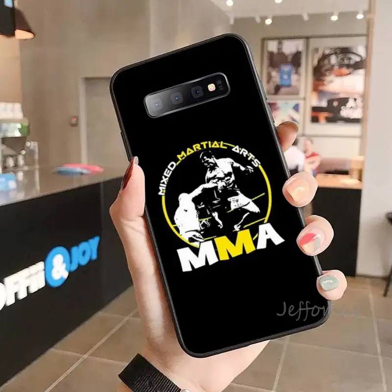 

Design The Mma Logo Phone Case For Samsung S6 S7 edge S8 S9 S10 e plus A10 A50 A70 note8 J7 2017
