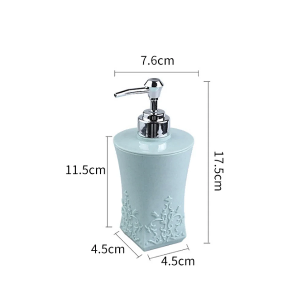 

2Pcs Carved Lotion Pump Dispenser ABS Refillable Hand Soap Bottle For Bathroom Shampoo Pump Bottles Shampoo Pump Bottles