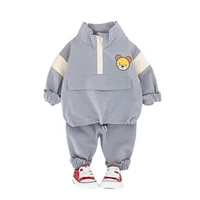 kids infant costume new spring autumn children casual clothes baby boys girls t shirt pants 2pcssets toddler cartoon sportswear