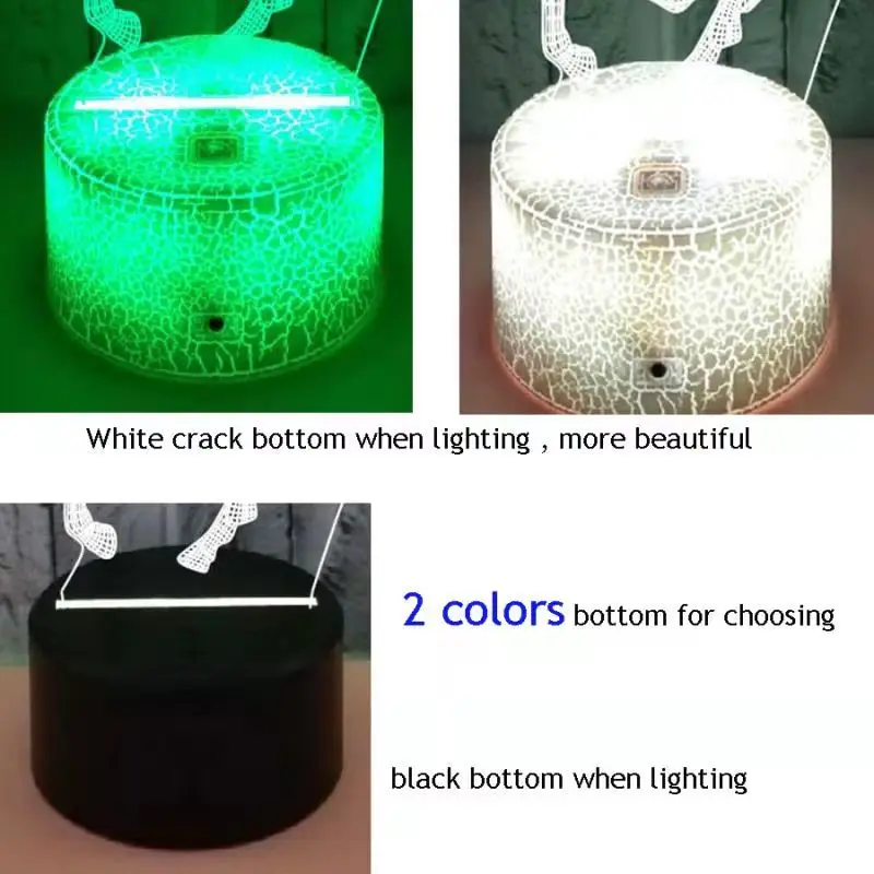 

Cross-border Explosion Models Watch Pioneer Series Game Creative 3D Nightlight LED Atmosphere USB Plug Touch Control Night Light