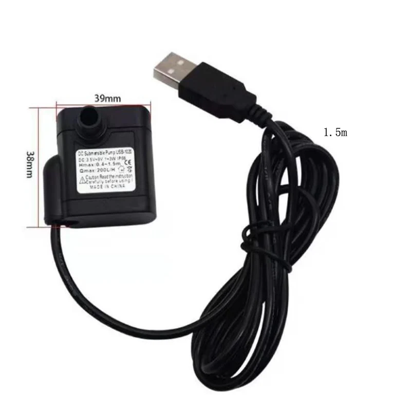 Мини-насос погружной бесшумный с USB 1020 3 5-9 в пост. Тока Вт | Обустройство дома