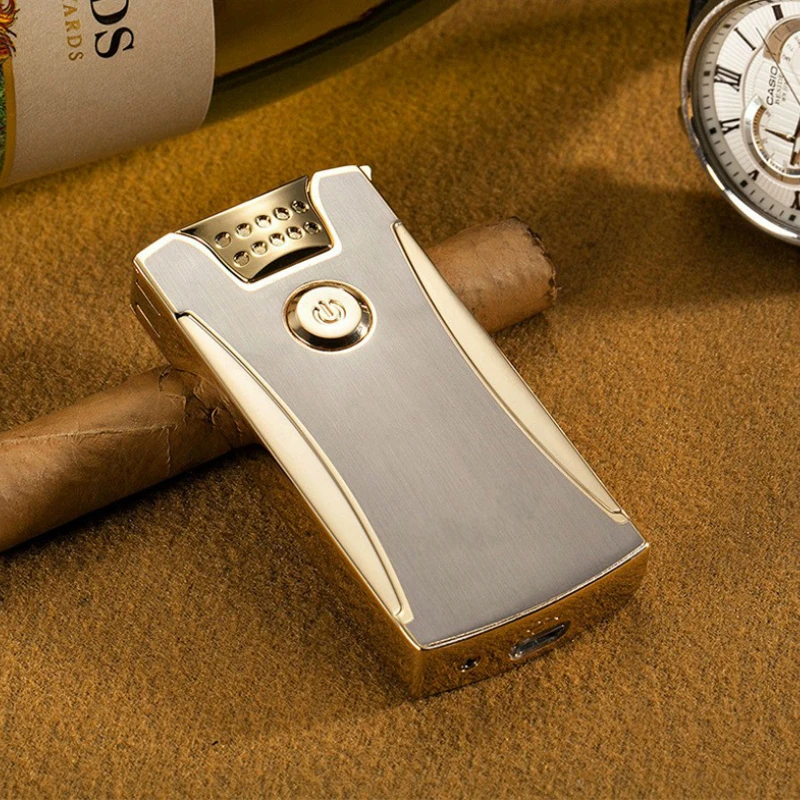 Новинка зажигалка для сигарет оригинальный бренд двойная импульсно дуговая USB