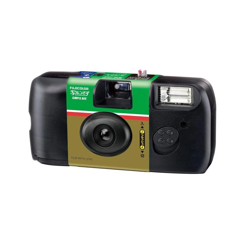 Fujifilm SIMPLE ACE ISO 400 Power Flash 27 фото экспозиций одноразовое использование одноразовая