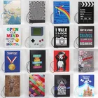 2020 Новый 16 различный стиль обложка для паспорта для женщин и мужчин, ПВХ кожи кредитница для ID карт, Сумка с отделением для паспорта, 14*10 см паспорта