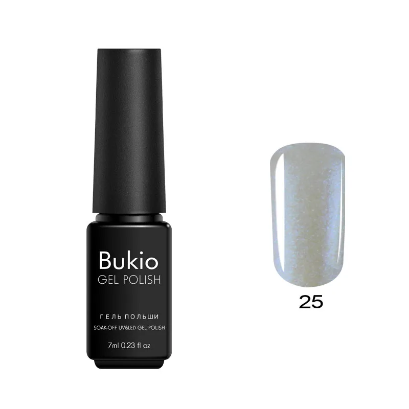 Bukio 29 чистых цветов Гель-лак 7 мл полуперманентные эмали замочить от УФ-гель лак для маникюра и ногтей дизайнерские украшения - Цвет: 25