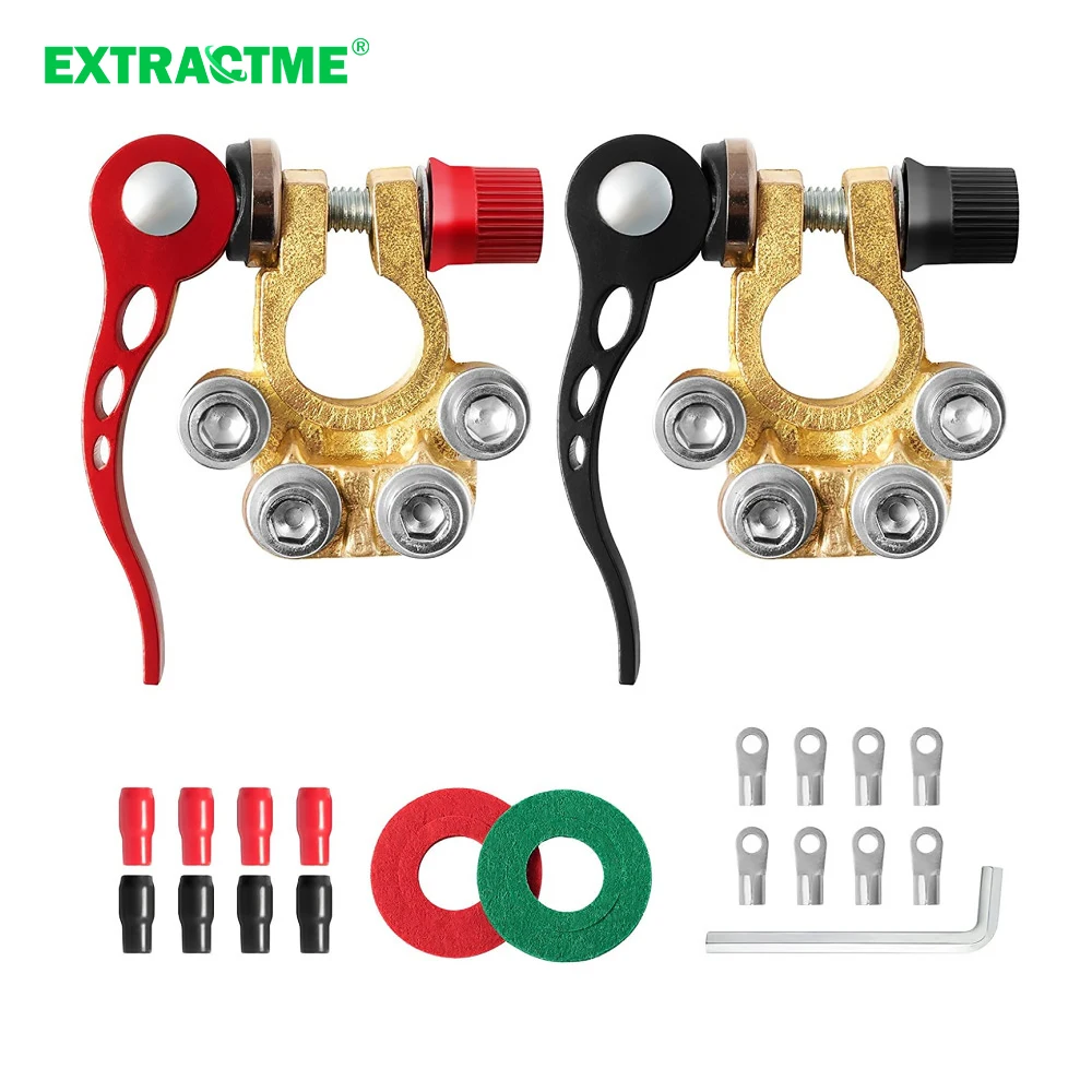 Экстракт 1 пара планшетов 12 В 24 автоматический разъем аккумуляторной клеммы