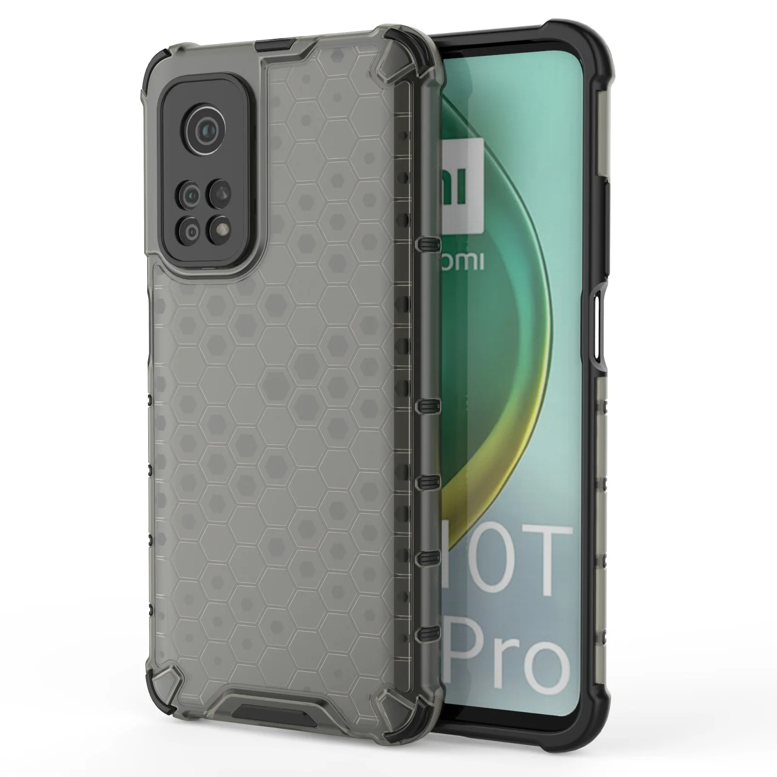 Противоударный чехол для Xiaomi Mi 10T Pro POCO M3 X3 NFC гибридный жесткий прозрачный Redmi 8 8A 9