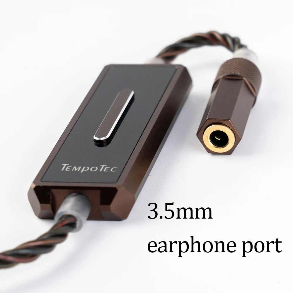 Усилитель для наушников TempoTec Sonata E35 USB DAC AMP Type C до 3 5 мм Dual CS43131 PCM 32 бит/384 кГц DSD256