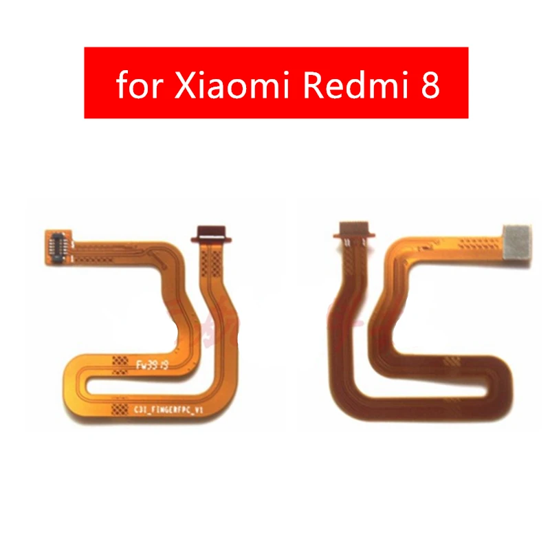 Для Xiaomi Redmi 8 гибкий кабель коннектора сканера отпечатков пальцев Touch ID датчик запчасти для ремонта.