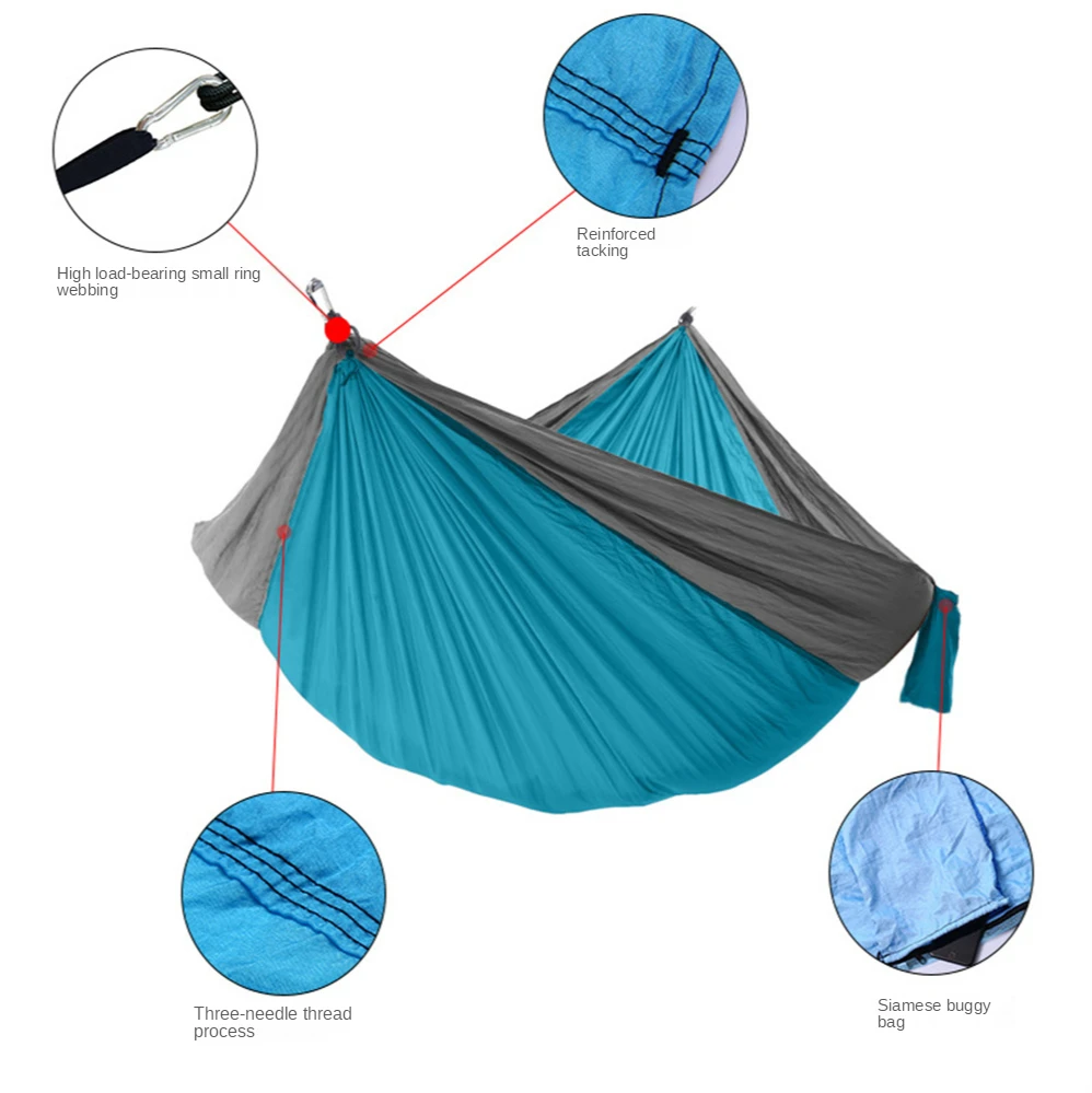 

Outdoor travel hammock portable parachute backpack travel camping hammock nylon hiking h Mosquito net hammockaMosquimmock