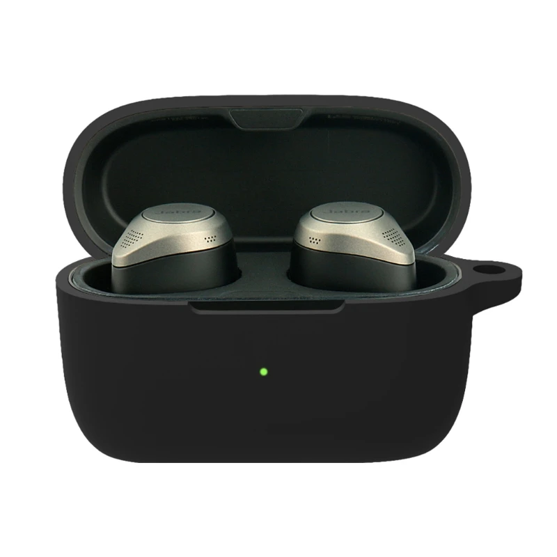 

Washable Silicone Protective Cover Shell Anti-fall Earphone Case for-Jabra Elite 85t True Wireless Bluetooth Earbuds Accessories