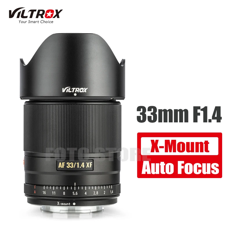 Объектив Viltrox 33 мм F1.4 с автофокусом объектив STM XF для камеры Fujifilm FUJI X mount XT3 XT30 XT20 XE1