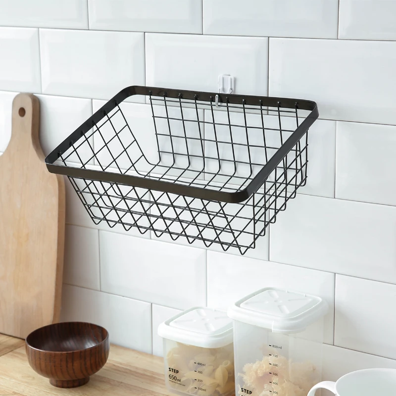 Металлическая корзина-органайзер для хранения корзина с проволочной сеткой