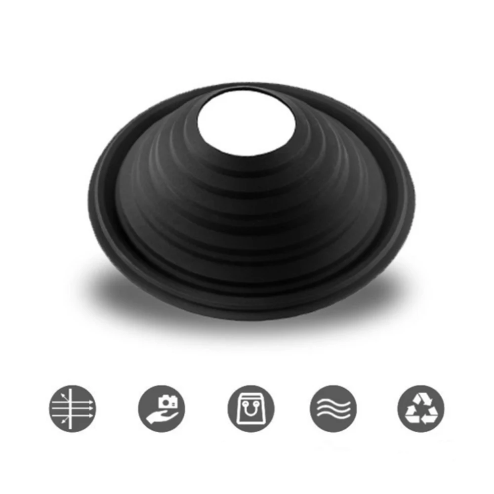 Lens Hood Anti-reflective Foldable Double-sided Filter Threaded Digital Camera For Images Videos Photographer |