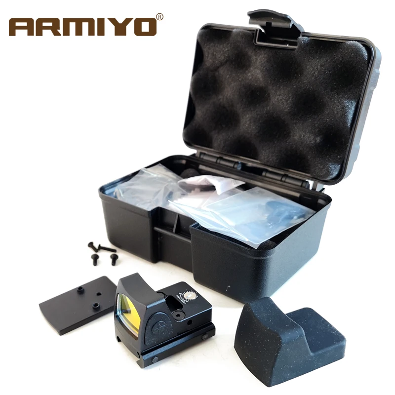 Прицел Armiyo для стрельбы и охоты лазерный Коллиматорный прицел с красной точкой