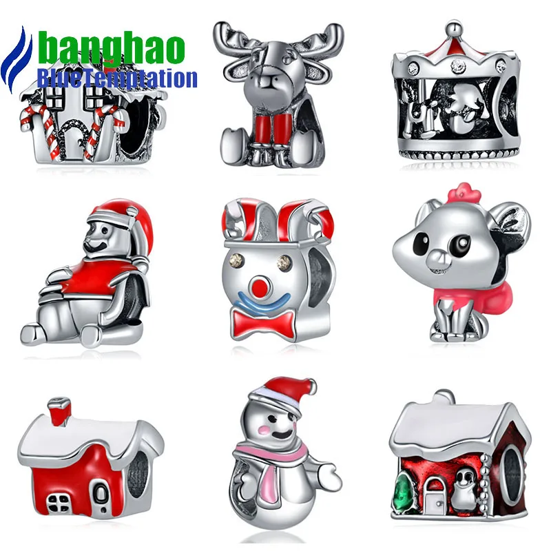 

wholesale alloy DIY charms bijoux jewelry making supplies findings clasps for women and men bracelets accessories beads B09