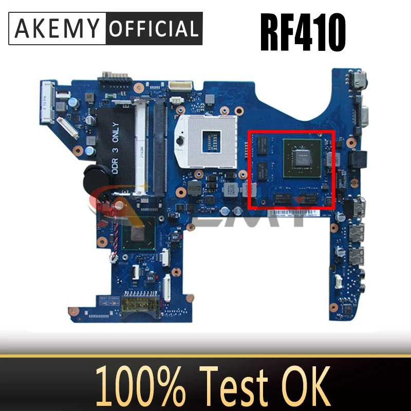 

AKEMY BA92-07100A BA92-07100B материнская плата для ноутбука Samsung RF410 RF510 RF710 Intel N11P-GE1-A3 DDR3 материнская плата полностью протестирована