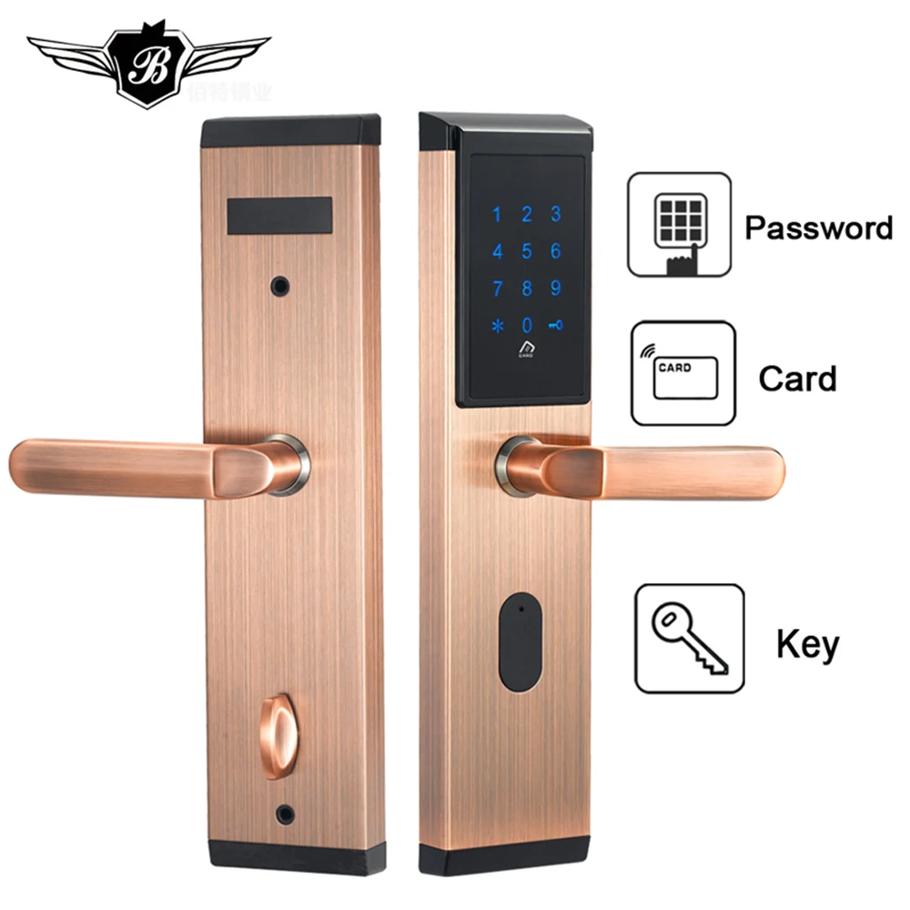 Электрический интеллектуальный цифровой безключевой Замок Безопасности Mifare