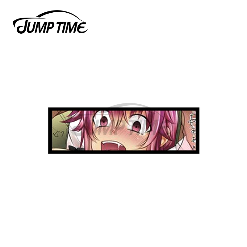 

Время скачка 13x3 см для Ecchi Yuno Gasai Hotand Heavy Slap наклейки на автомобиль наклейки для ноутбука холодильника милый виниловый Декор на лобовое стекл...