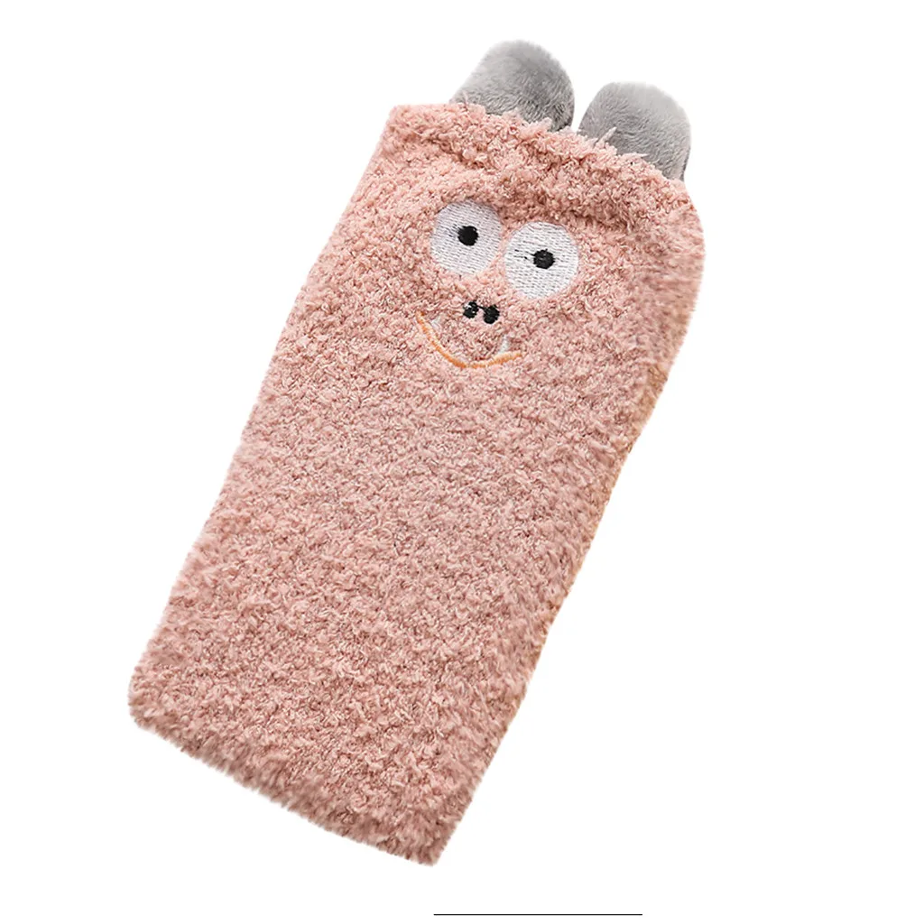 Новинка 2019 женские модные забавные носки с маленькими стоячими ушами толстые