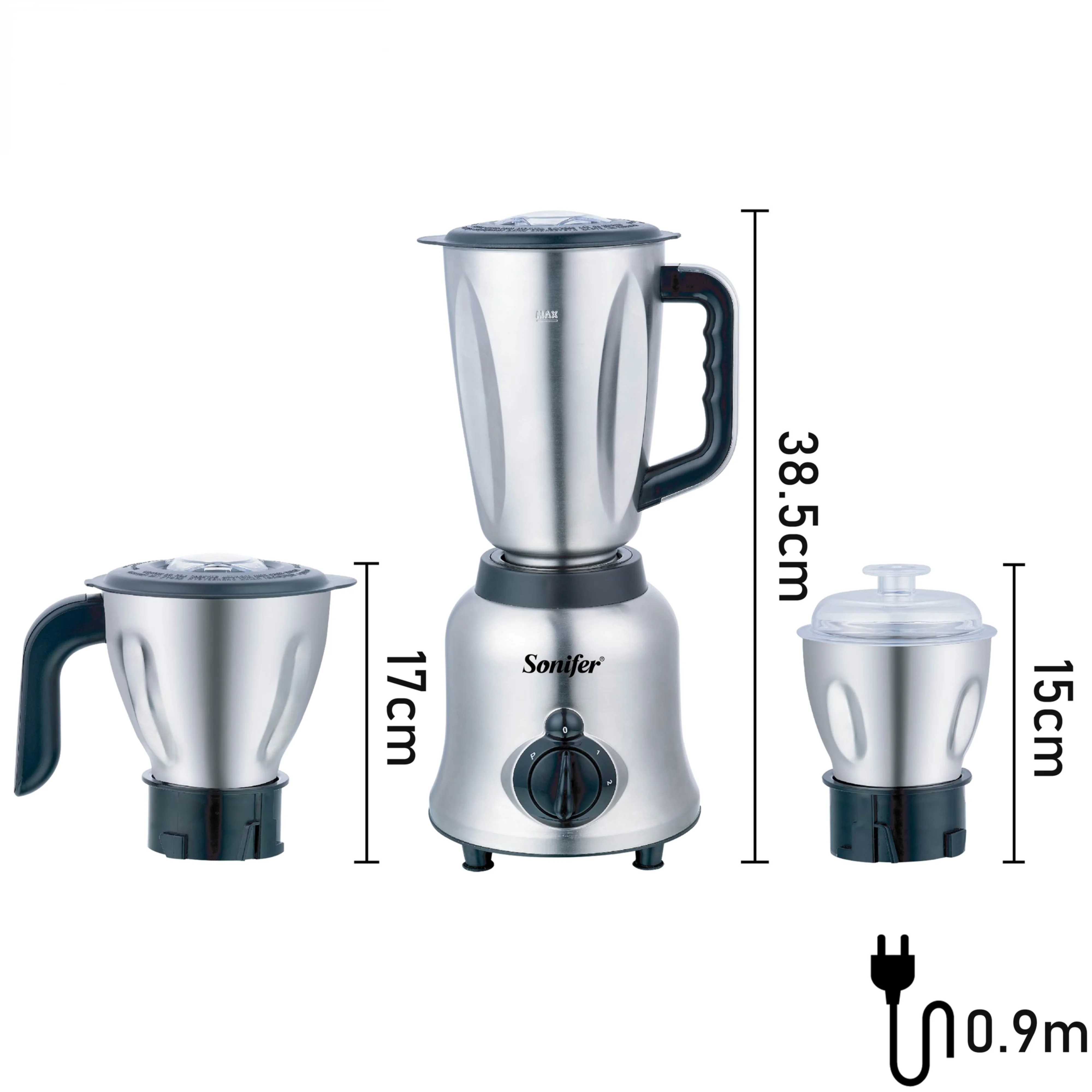 

Stationary Vacuum Blender 3 in 1 Mixer Meat Grinder Juicer Kitchen Food Mixer Baby Food Maker Stainless Steel Grinder Sonifer