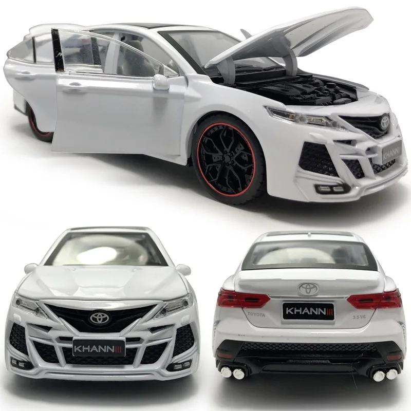 HOMMAT 1:24 Scale Toyota Camry KHANNIII Car Model Alloy Metal Toy Diecast Vehicles Collectible Gift For Boy | Игрушки и хобби