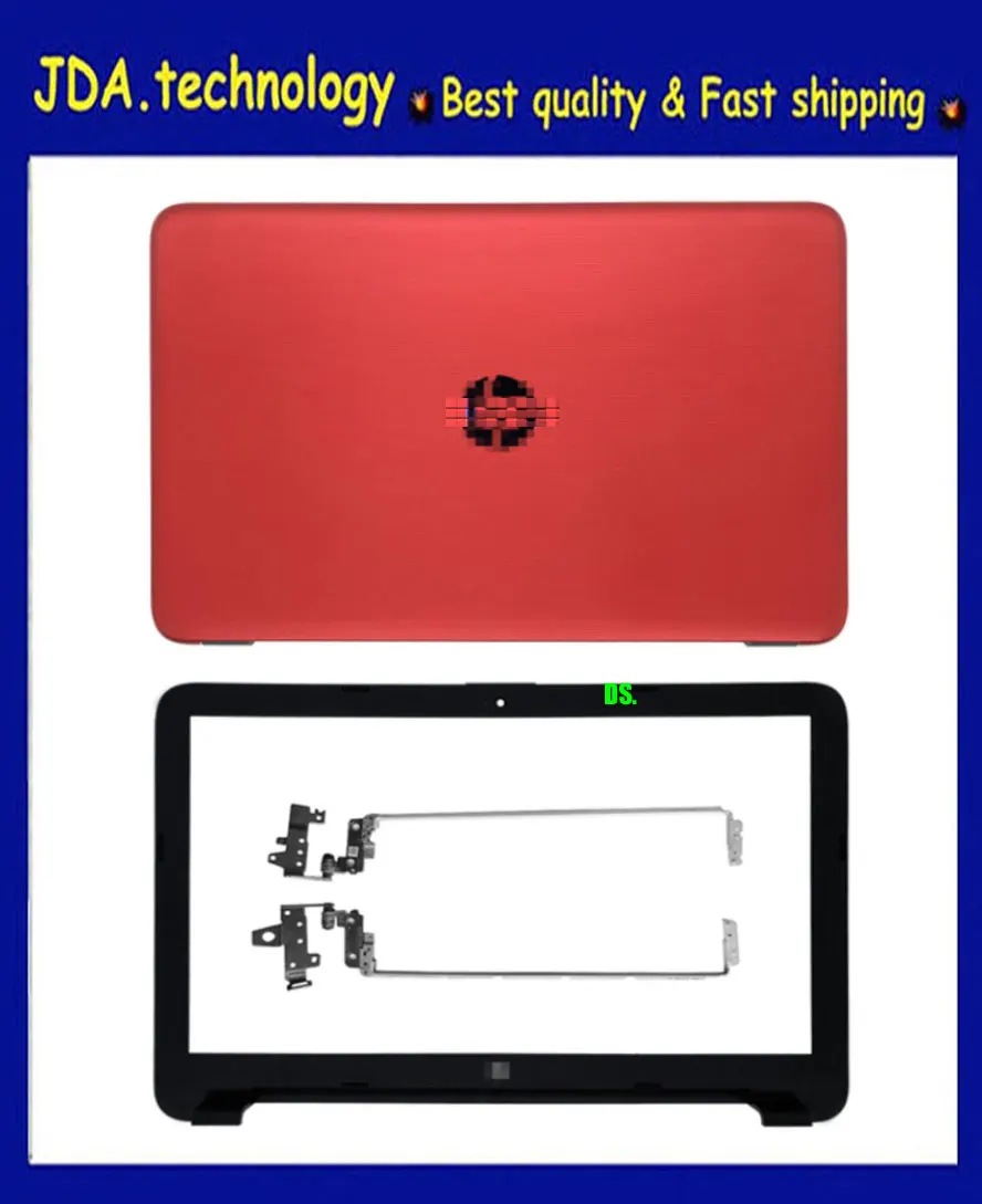 MEIARROW Новая/оригинальная красная ЖК задняя крышка для HP 15 AC AF 250 255 G4 и передняя
