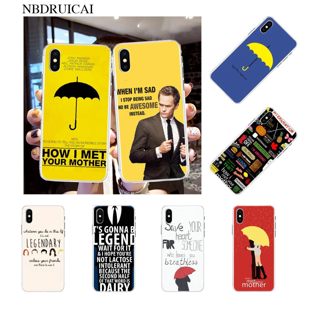 NBDRUICAI Как я встретил вашу маму himym горячий Печатный Черный чехол для телефона