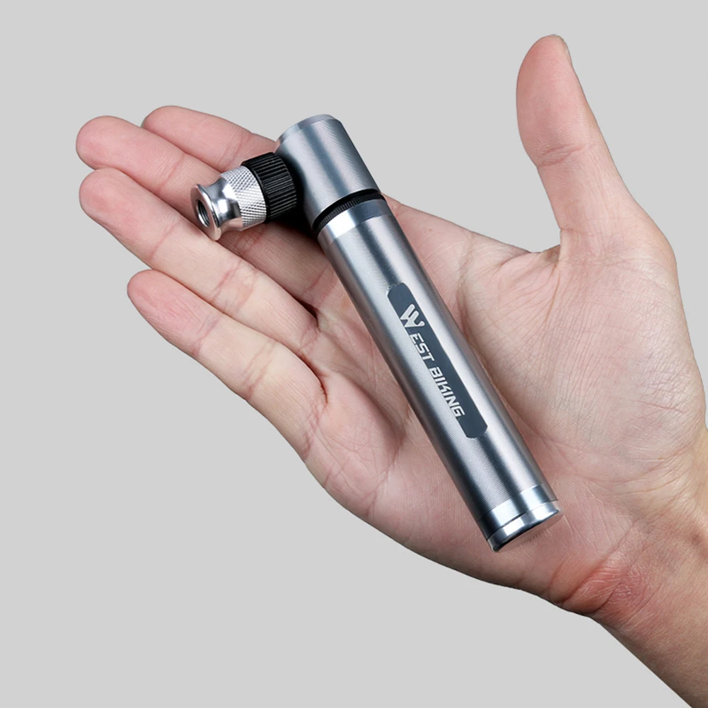 

Mini Pump Outdoor 160psi MTB Road Bike Tire Ball Cycle Biking Entertainment for WEST BIKING Schrader Presta Valve