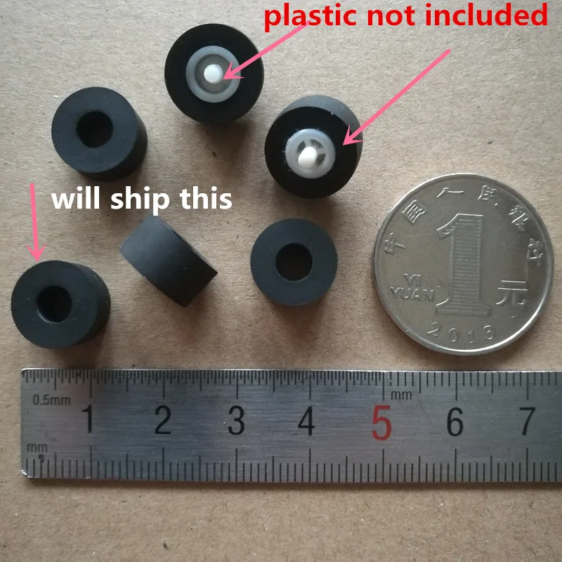 

5pcs 11.8x6x5mm Cartridge Audio Radio Movement roller tape recorder Pressure cassette tape recorder Belt Pulley for SONY player