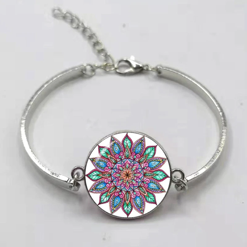 Новый модный очаровательный ювелирный браслет из хны для йоги с символом Ом |