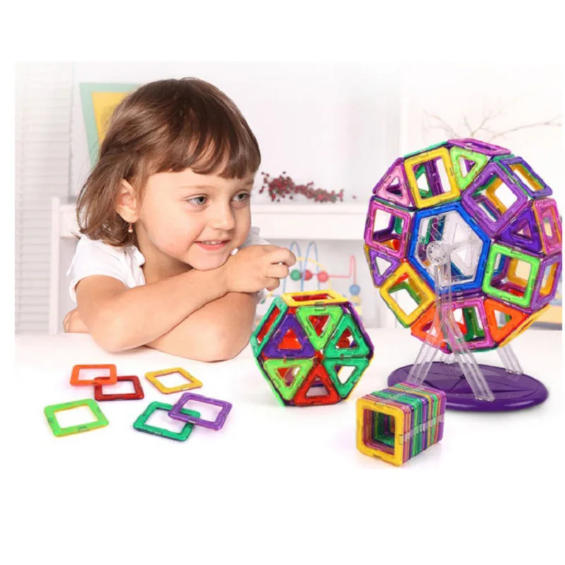 252 шт Мини Магнитный дизайнерский Строительный набор модель и строительные