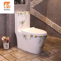 color garden european art toilet siphon common ceramic toilet in domestic toilet biological toilet closestool toilet seat