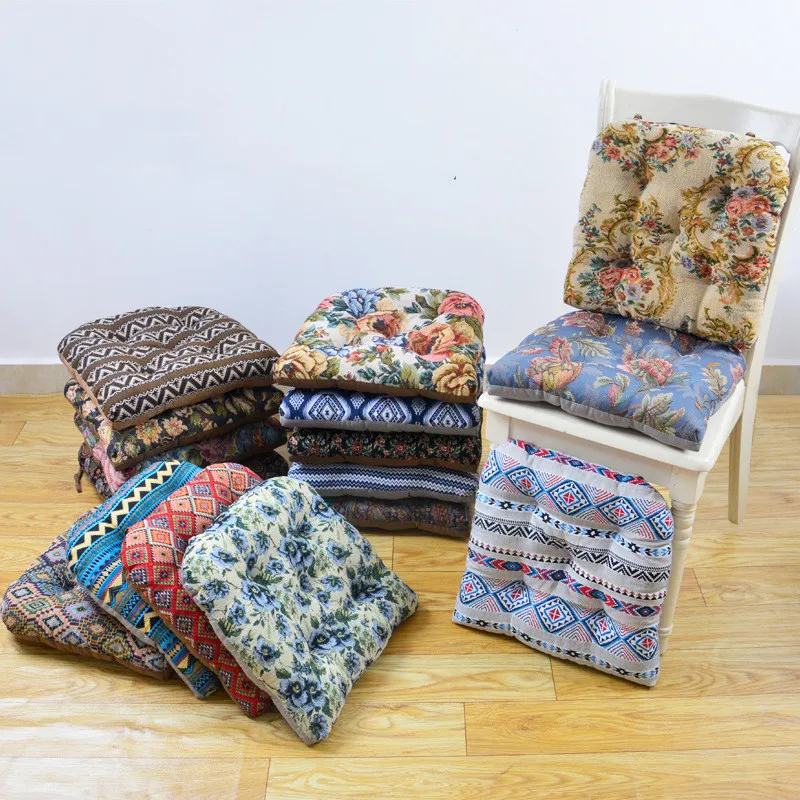 43*43 см Европейский стиль жаккардовые подушки для обеденного стула утолщенный