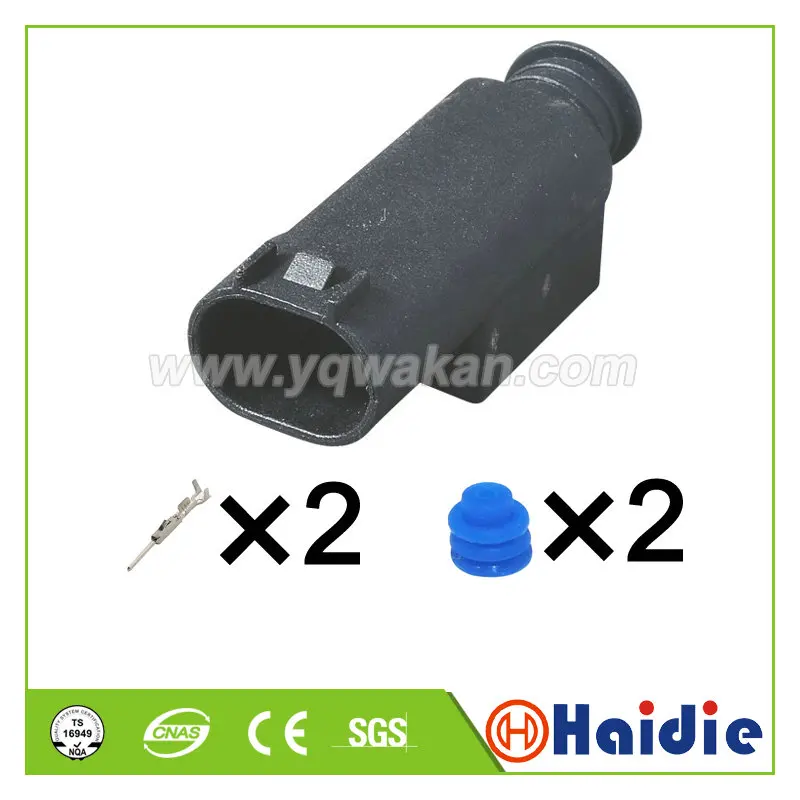 2 комплекта 2-контактный Штекерный разъем tyco 968405-1 1-967644-1 Автомобильный