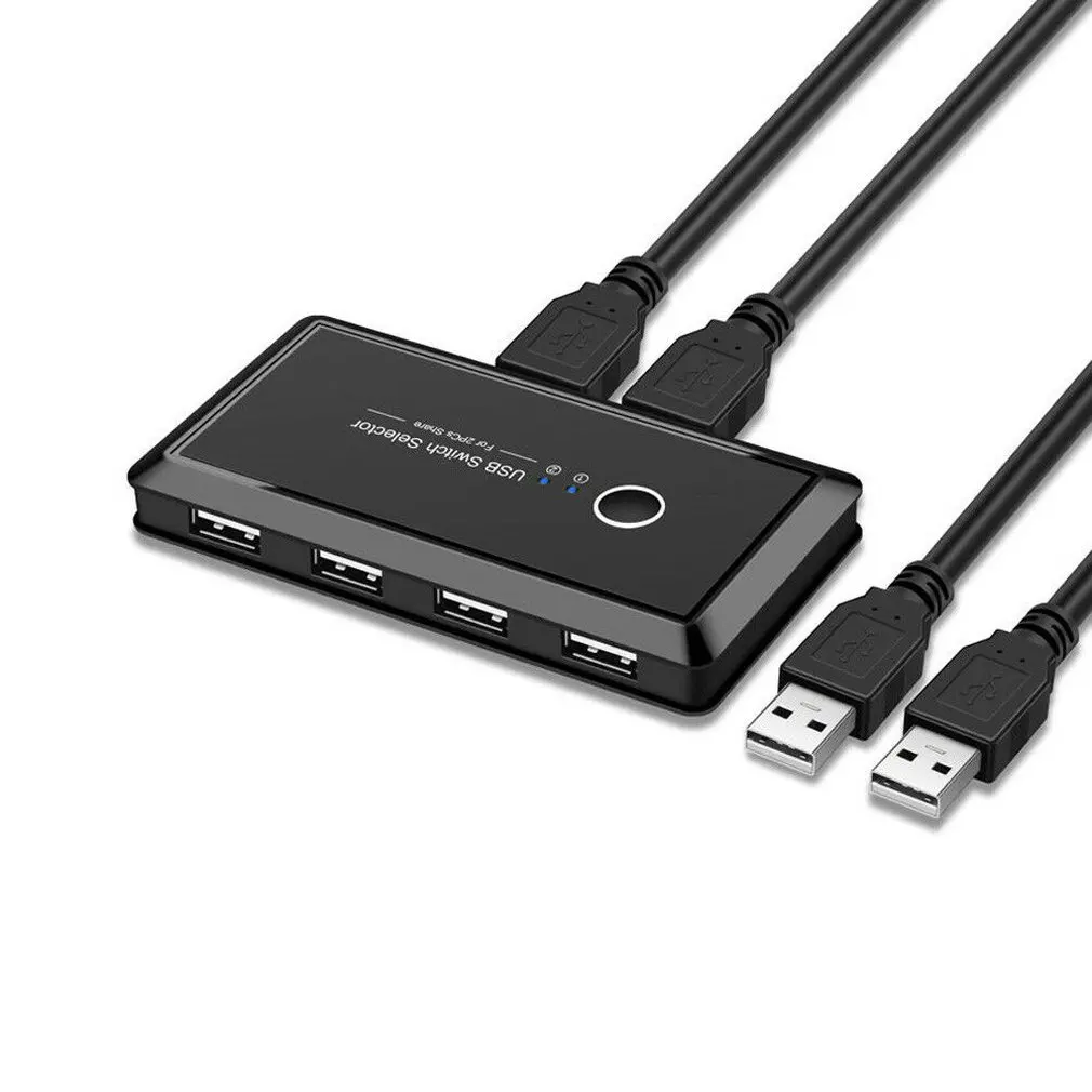 

USB 2.0 Switch Selector 4 Port USB Sharing Switcher For PC Scanner Mouse Printer for Keyboard Monitor USB Switch