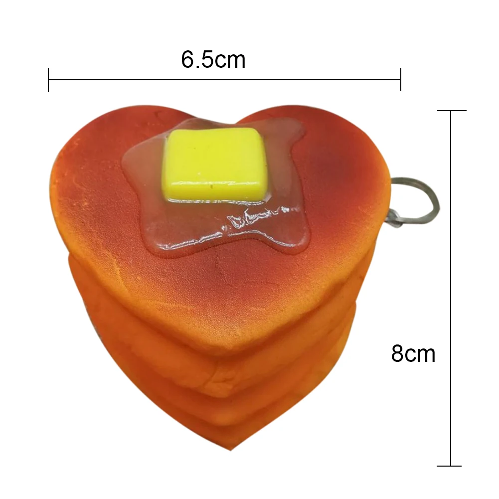 

Simulation Squeeze Toy Heart-shaped Cake Slow Rising Toy Stress Relief Toys Stress Reliever Decompression Toys For Adults Kids