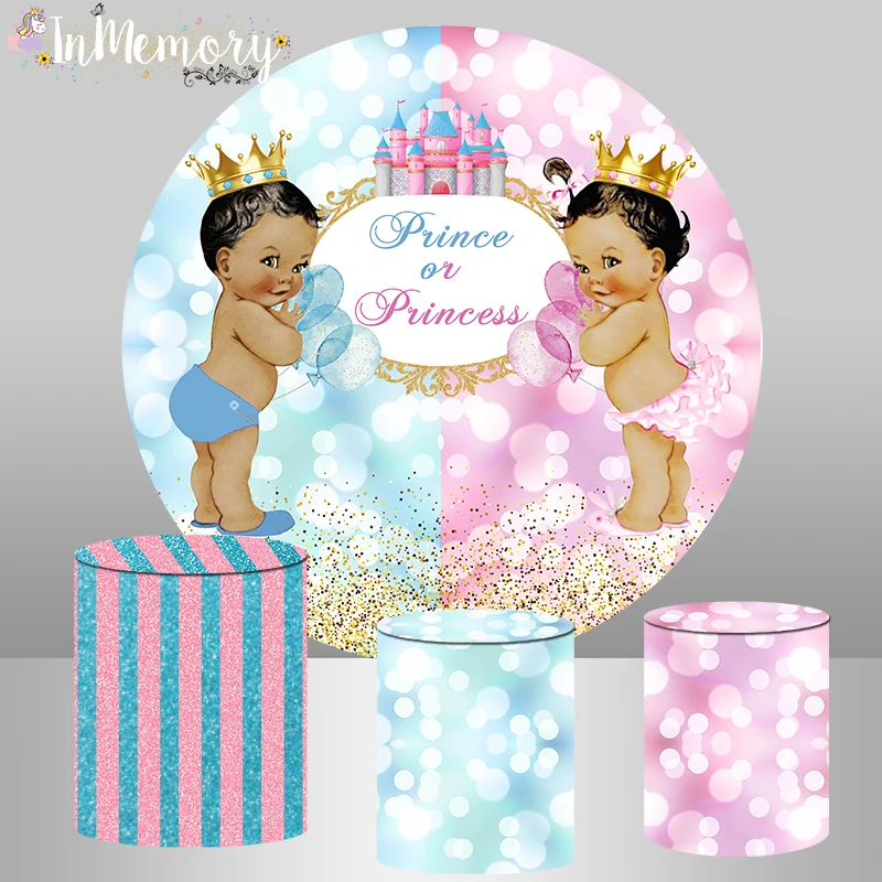 

Фон для фотографирования новорожденных мальчиков и девочек с изображением пола и круга для вечеринки в честь Дня Рождения Торта десерта