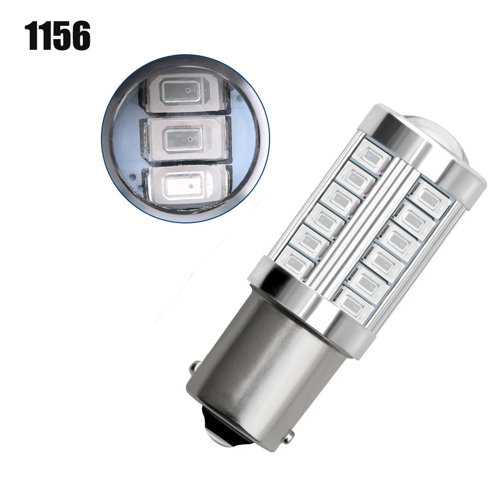 4 шт. 1156 1157 5730 5630 33 SMD СВЕТОДИОДНЫЙ Автомобильный резервный светильник s моторная