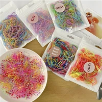 270 350pcspack rubber bands transparent elastic hair holders gum child adult braids hair ring ropes hairstyle accessories